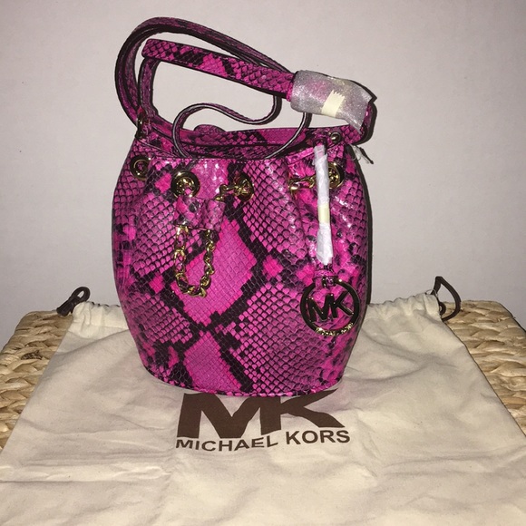 MICHAEL Michael Kors Handbags - MICHAEL Michael Kors Frankie Mini Snake Crossbody